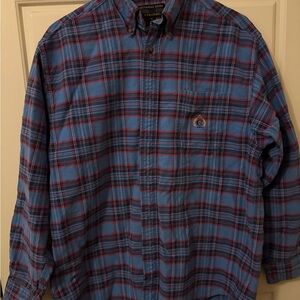Alexander Julian Red and Blue Plaid Shirt